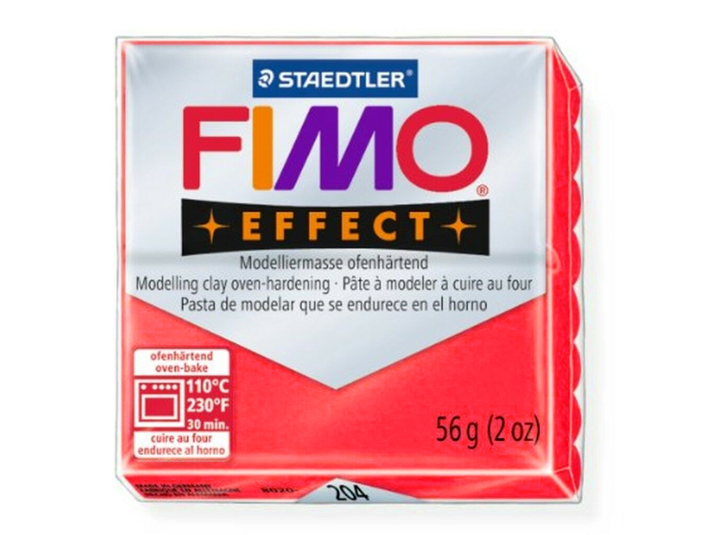 PÂTE À MODELER FIMO SOFT COLORIS CERISE PAIN 57G