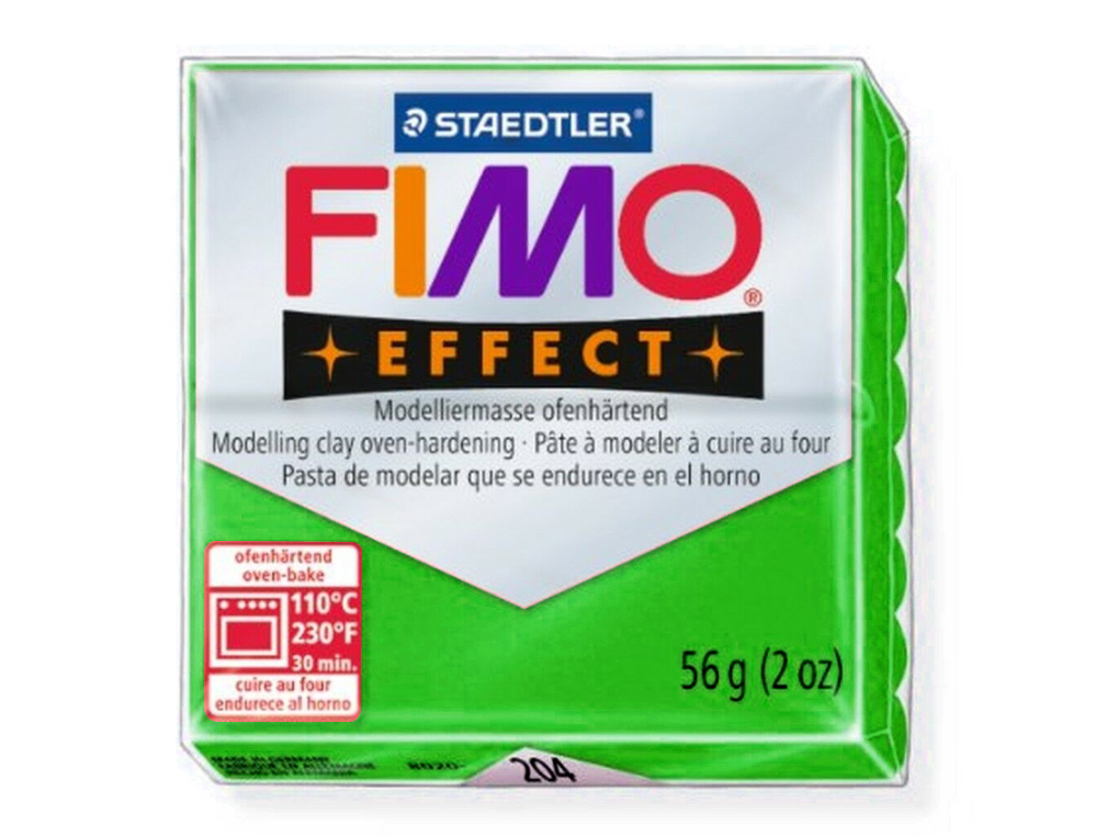 PTE  MODELER FIMO SOFT COLORIS VERT POMME PAIN 57G