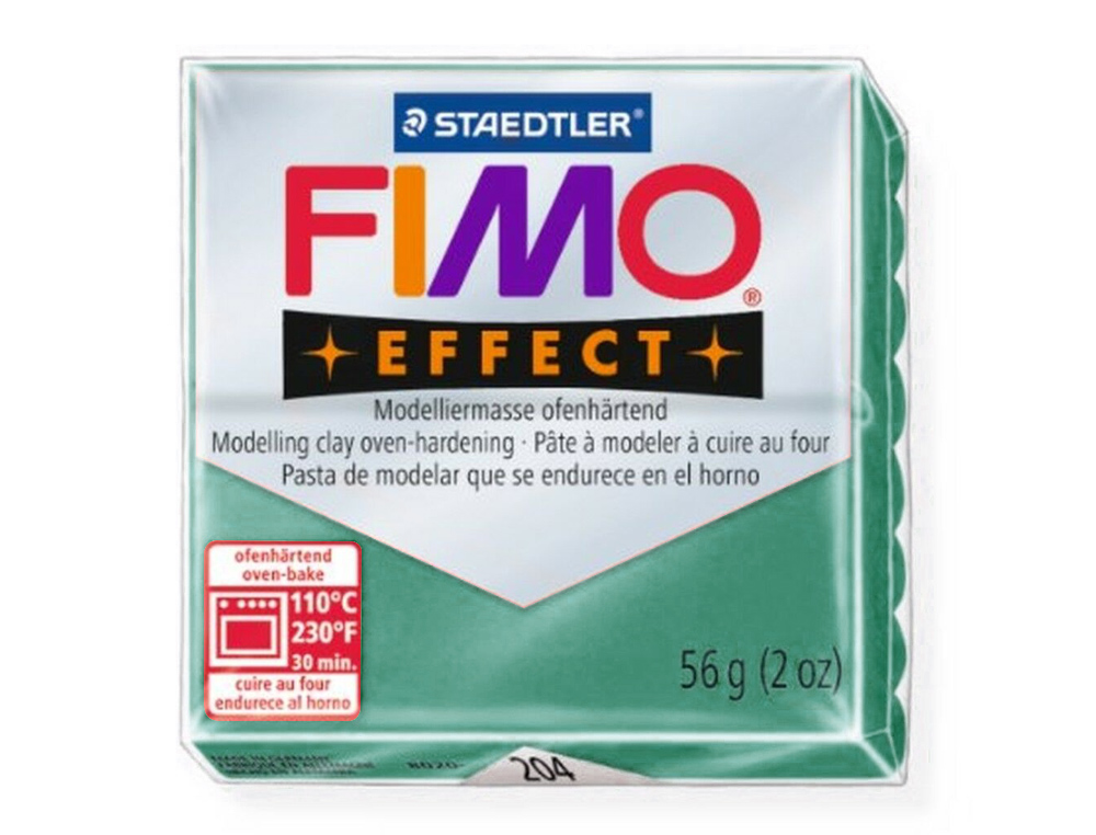PÂTE À MODELER FIMO SOFT COLORIS VERT SAPIN PAIN 57G