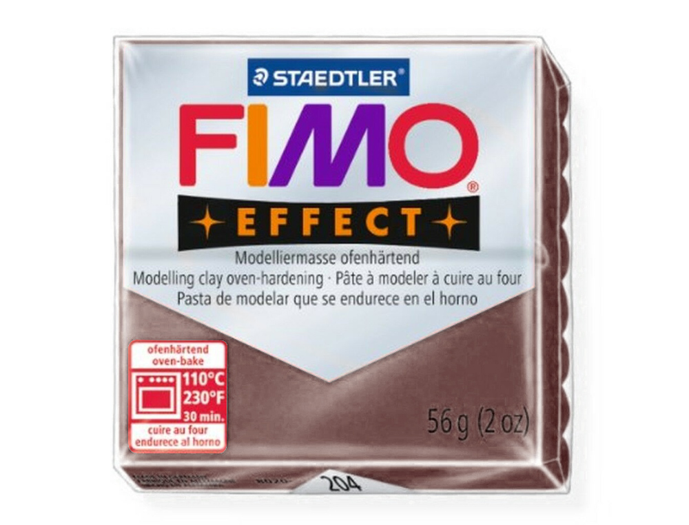 PÂTE À MODELER FIMO SOFT COLORIS CHOCOLAT PAIN 57G