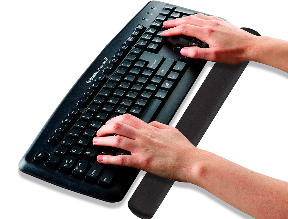 REPOSE-POIGNETS Q-CONNECT GEL POUR CLAVIERS CONFORT NETTOYAGE FACILE
