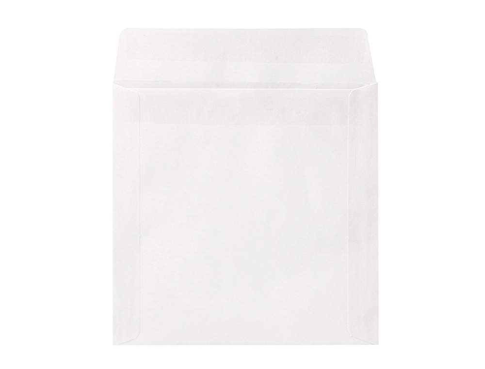 POCHETTE CD/DVD Q-CONNECT PAPIER FENÊTRE RABAT AUTO-ADHÉSIF COLORIS BLANC PAQUET 50 UNITÉS