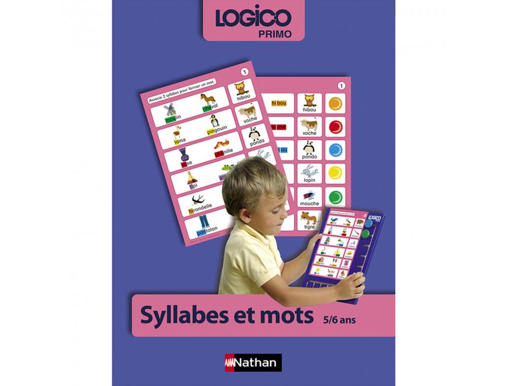 JEU AUTOCORRECTIF LOGICO PRIMO NATHAN SYLLABES ET MOTS GS