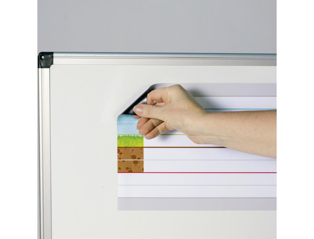 BANDE LIGNEE MAGNETIQUE GRAND FORMAT NATHAN LOT DE 2
