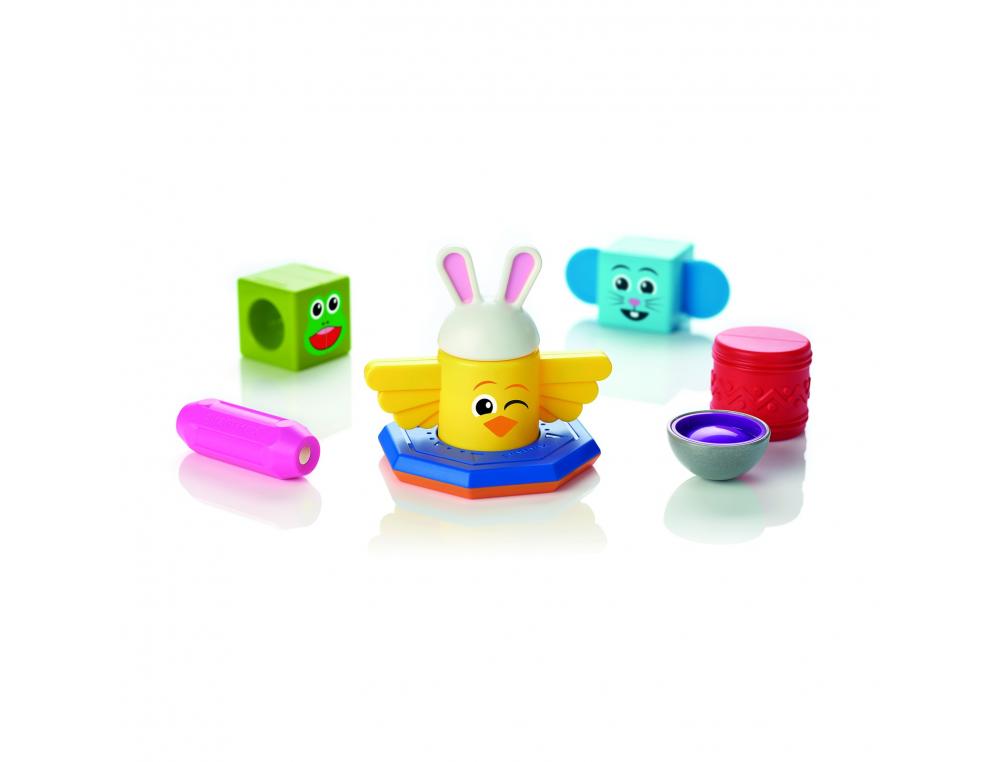 LE TOTEM SMART CONSTRUCTION MAGNETIQUE AVEC FICHES DEFIS  8 PIECES ET 24 FICHES