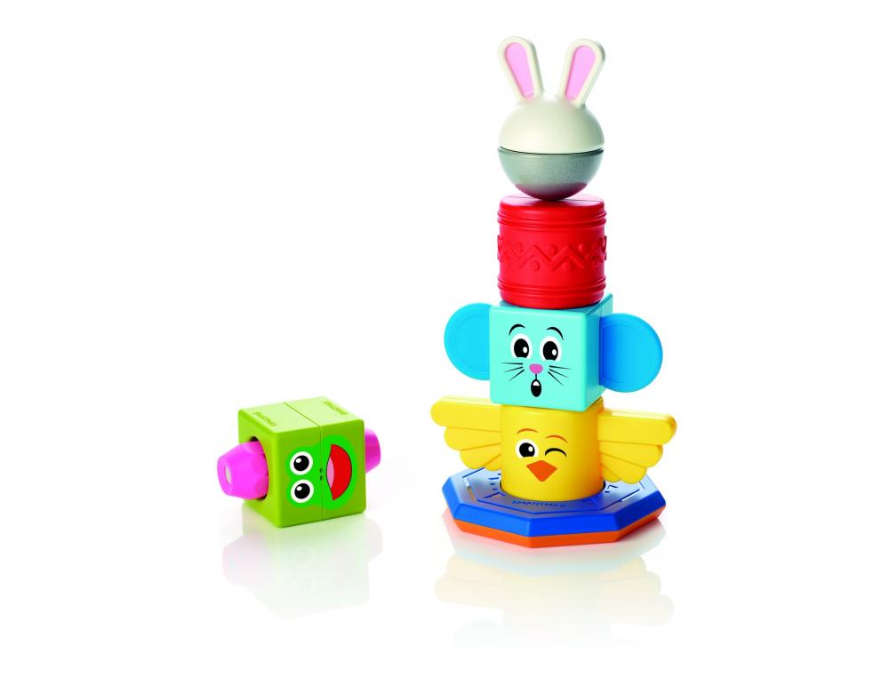 LE TOTEM SMART CONSTRUCTION MAGNETIQUE AVEC FICHES DEFIS  8 PIECES ET 24 FICHES