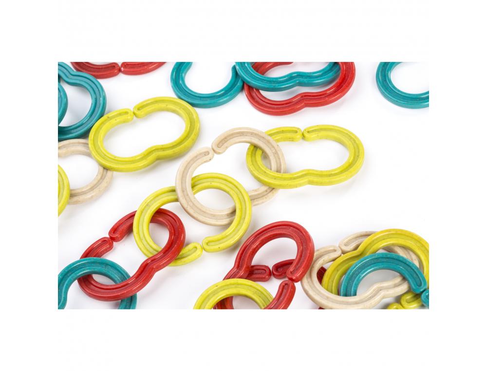 MAXI CHAINONS ECO CONUS MINILAND 5 CM MATIERE         ECOLOGIQUE 48 PIECES