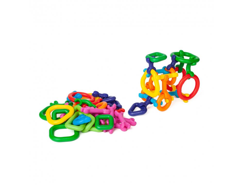 ATELIER CLIPS LAP JEU DE CONSTRCUTION CREATION DE      VEHICULES PERSONNAGES O       ANIMAUX COLORES 50 CLIPS 12