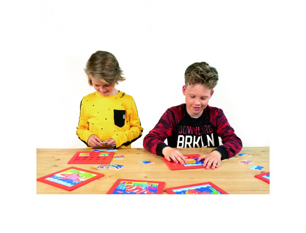 PUZZLES SOUPLES AVEC CADRE ROLF LES ANIMAUX MARINS 6 PUZZLES DE 9 PIECES