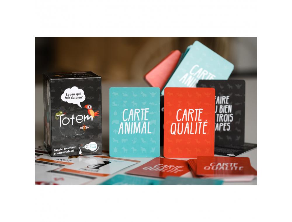 DEVELOPPEMENT SOCIO AFFECTIF TOTEM TOTEM INC ESTIME DE SOI 80 CARTES ANIMAL 80 CARTES QUALITE