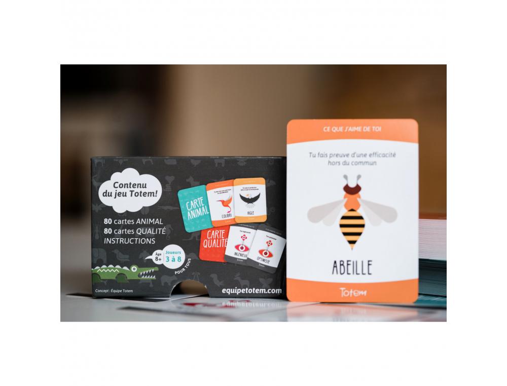DEVELOPPEMENT SOCIO AFFECTIF TOTEM TOTEM INC ESTIME DE SOI 80 CARTES ANIMAL 80 CARTES QUALITE