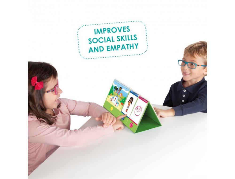 DEVELOPPEMENT DE L EMPATHIE AKROS METS TOI A MA PLACE     SUPPORT 10 SCENES 15          PERSONNAGES ET 10 EMOTIONS