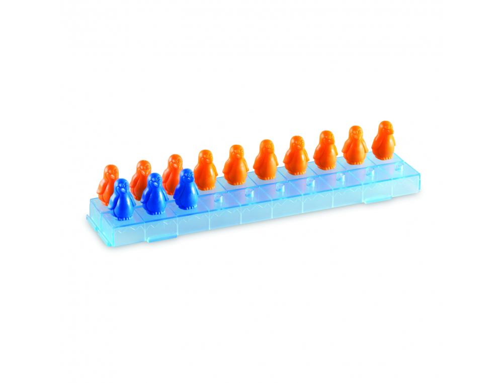 JEUX MATHEMATIQUES LEARNING RESOURCES PINGOUINS SUR LA    GLACE 100 PINGUOINS 10        BARRETTES ET IDEES ACTIVITES