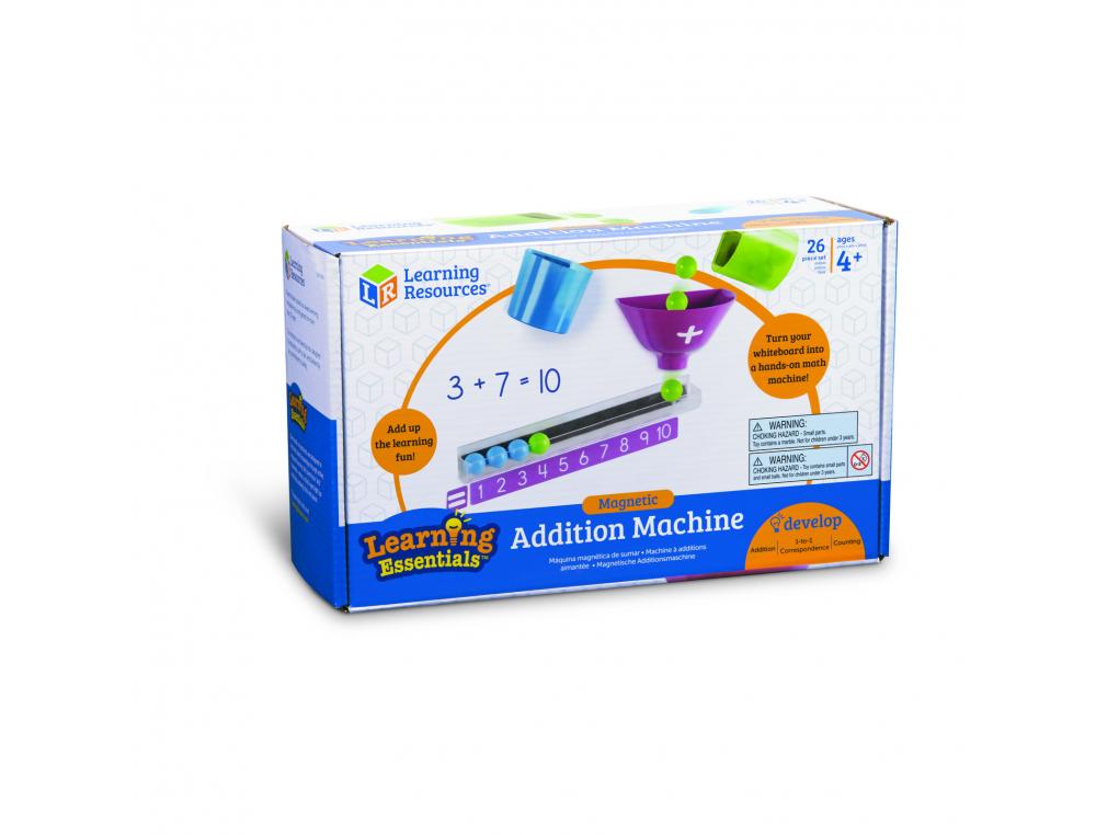 SUPPORTS ET TABLEAUX MAGNETIQUES LEARNING          RESOURCES MACHINE A ADDITIONS MAGNETIQUE 2 GOBELETS 1