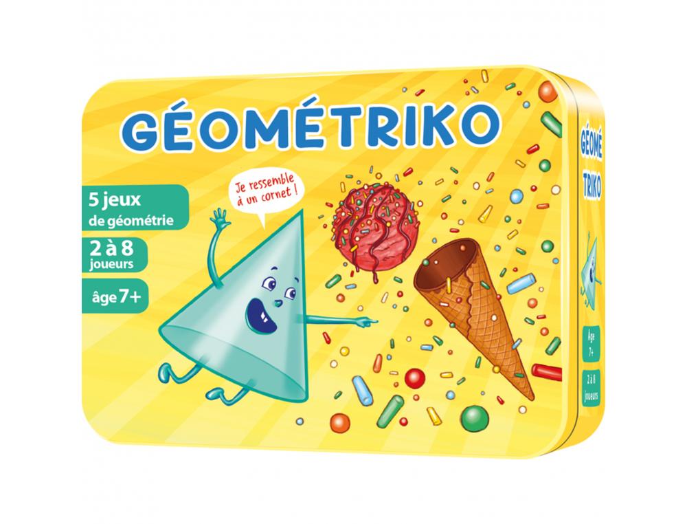ATELIER DE GEOMETRIE ARITMA GEOMETRIKO 4 REGLES DU JEU 54 CARTES 1 FIGURE GEOMETRIQUE