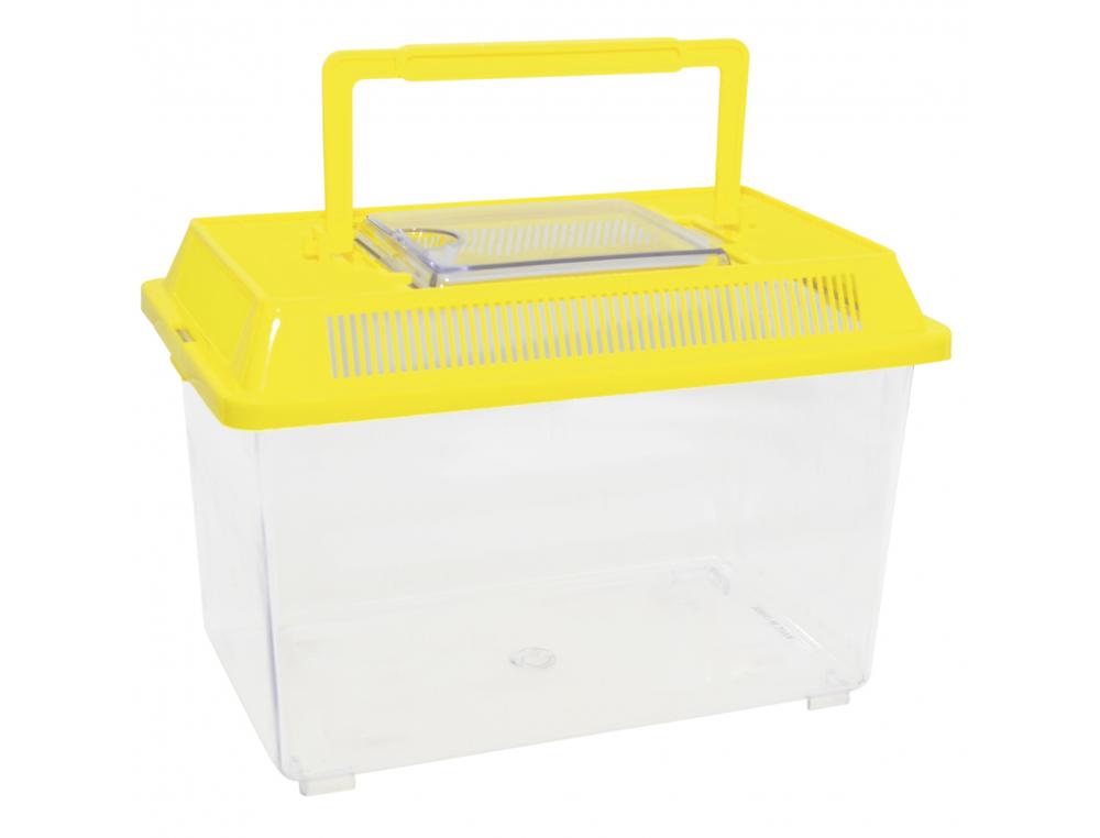 MATERIEL D OBSERVATION EDUPLAY 2 BOITES A INSECTES 2 TAILLES RAINURES D AERAGE ET POIGNEE COLORIS ASSORTIS