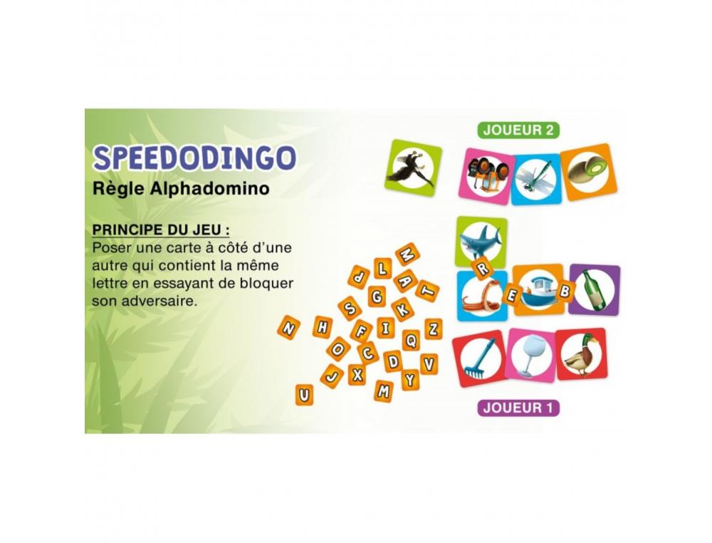 APPRENDRE A LIRE ET A ECRIRE COCKTAIL GAMES SPEEDODINGO ORTHOGRAPHE JEU DE LETTRES NIVEAUX CP A CE2 110 CARTES