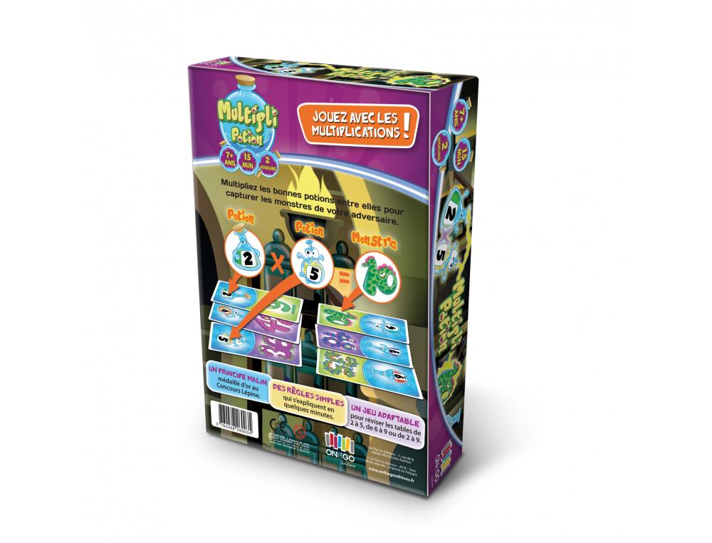 MATHEMATIQUES ON THE GO GAMES MULTIPLI POTION INTERET       PEDAGOGIQUE TABLES DE         MULTIPLICATION 64 CARTES  2