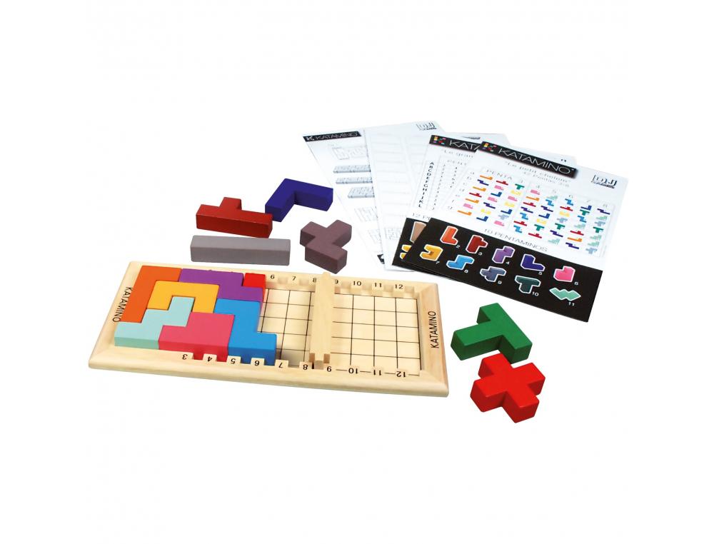 LOGIQUE REFLEXION GIGAMIC KATAMINO CLASSIC CASSE TETE PUZZLE EVOLUTIF INTERET PEDAGOGIQUE LOGIQUE 1 A 2