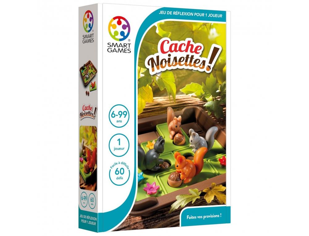 LOGIQUE REFLEXION SMART CACHE NOISETTE ECUREUILS 60 DEFIS   INTERET PEDAGOGIQUE PLATEAU   DE JEU 4 ECUREUILS 5