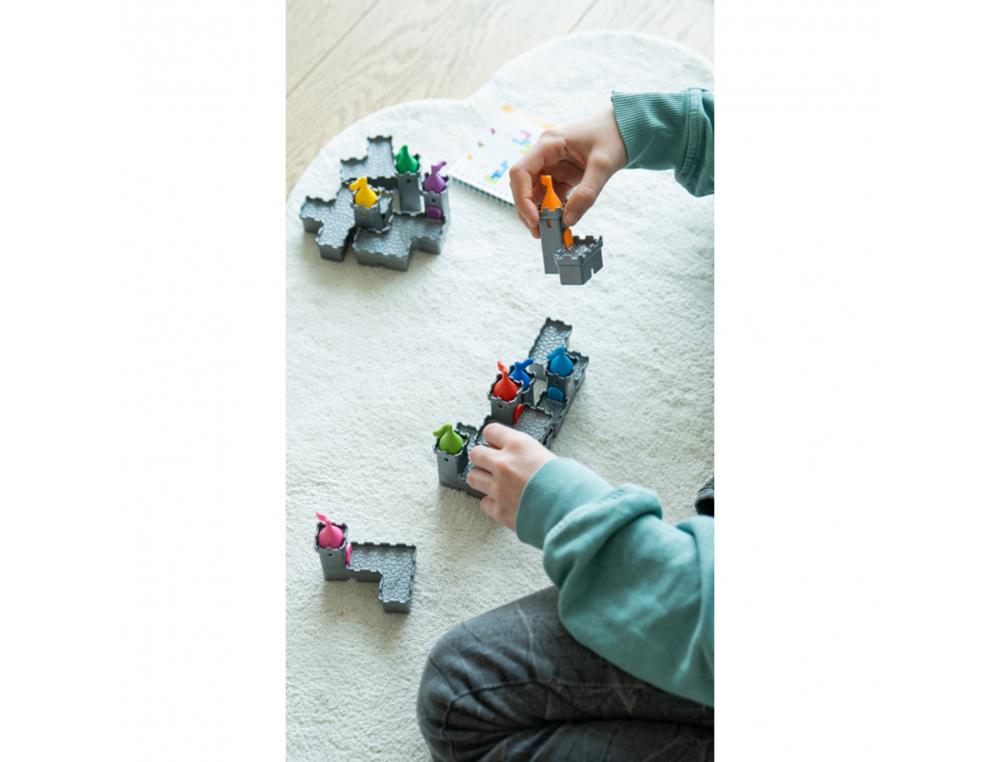 LOGIQUE REFLEXION SMART CHATEAU FORMES EMPILATION DES NIVEAUX 80 DEFIS 9 PIECES     CHATEAU 3D 1 JOUEUR