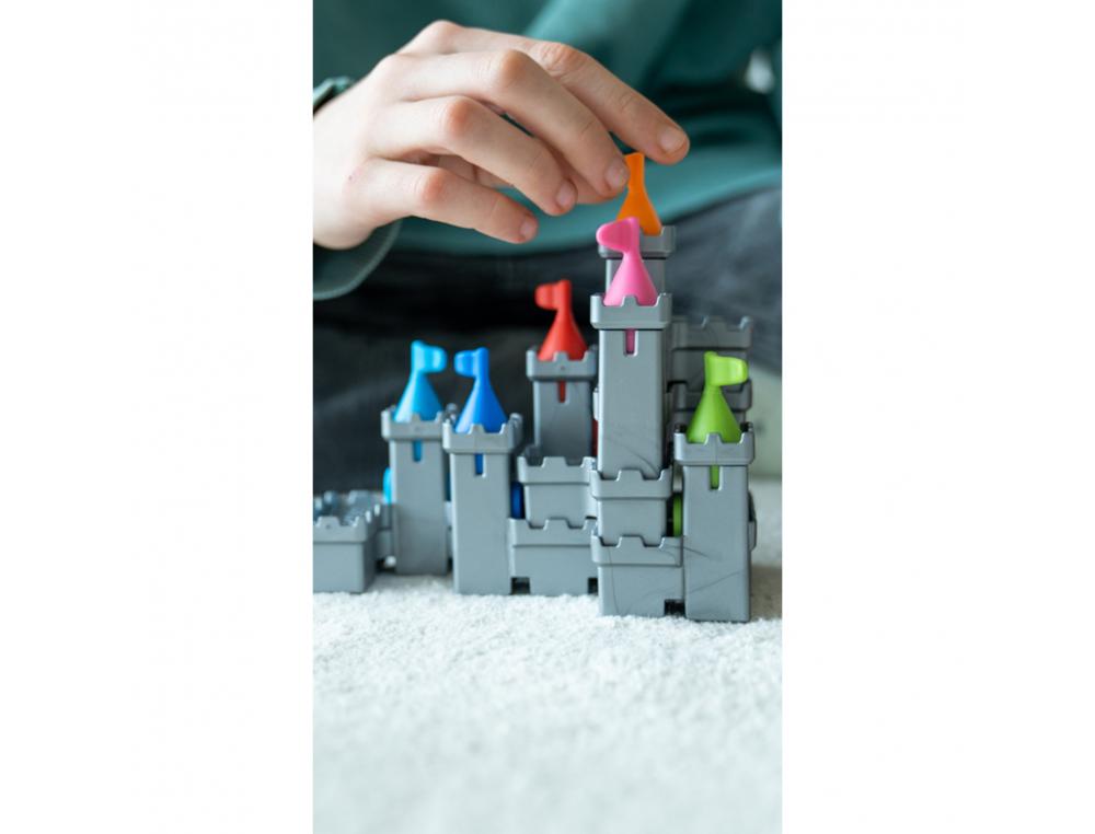 LOGIQUE REFLEXION SMART CHATEAU FORMES EMPILATION DES NIVEAUX 80 DEFIS 9 PIECES     CHATEAU 3D 1 JOUEUR