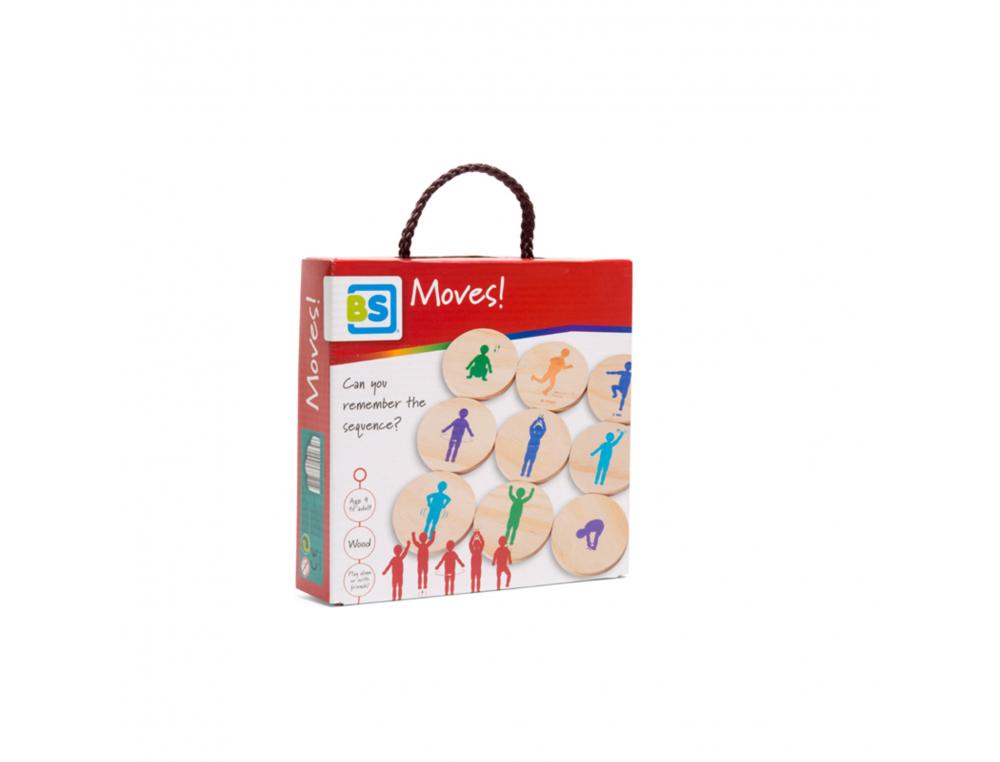 PARCOURS ET EQUILIBRE BS TOYS MOVES M MOIRE 18 JETONS 1 SAC