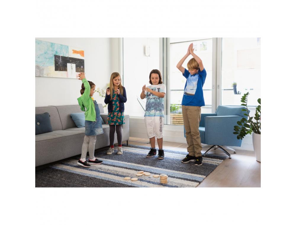 PARCOURS ET EQUILIBRE BS TOYS MOVES M MOIRE 18 JETONS 1 SAC