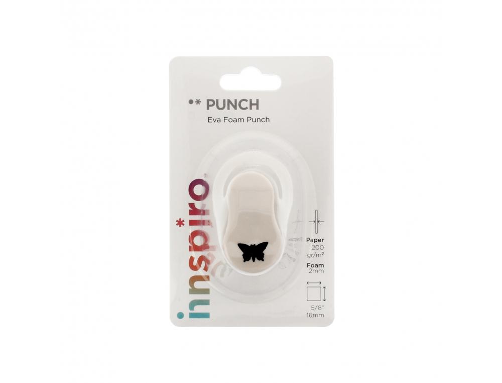 PERFORATEUR MINI INNSPIRO PAPILLON PERFORE FEUTRINE MOUSSE CAOUTCHOUC 2MM MAX PAPIER 120/200G BRISTOL