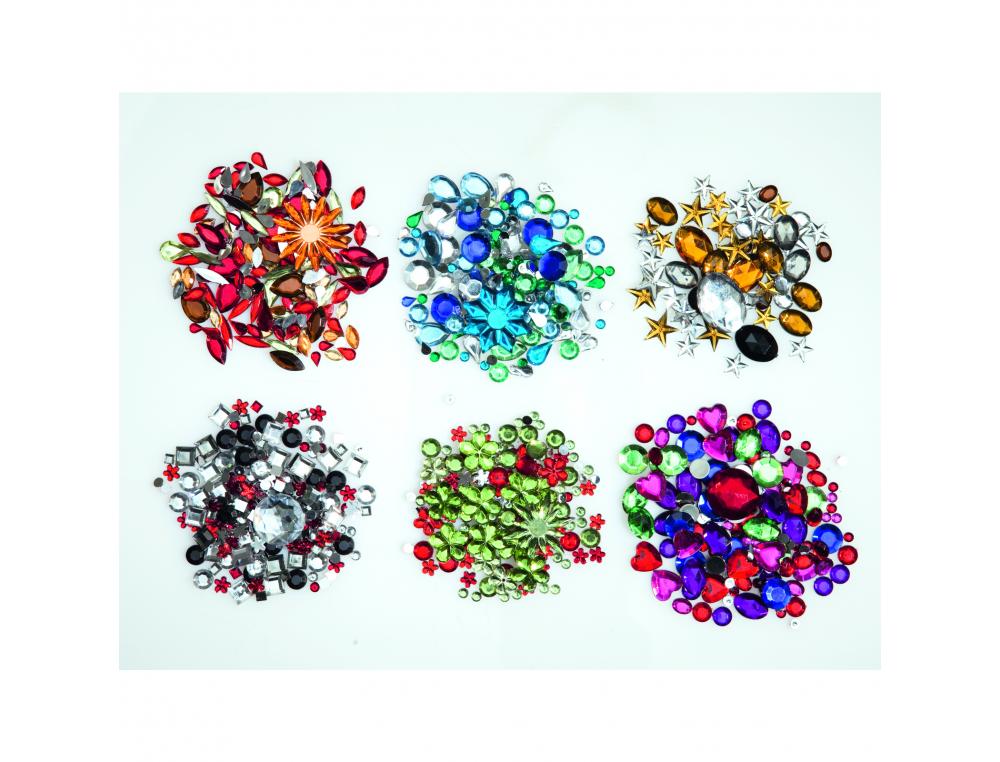 PIERRES DECORATIVES FOLIA A COLLER THEME NOEL SACHET DE   800 UNITES