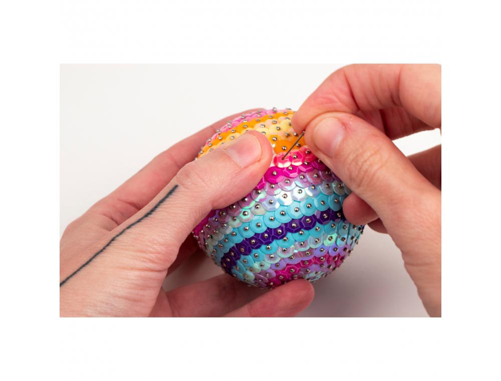 SEQUINS FONTORPIN PERFORES DIAMETRE 7MM COLORIS ASSORTIS SACHET DE 120G