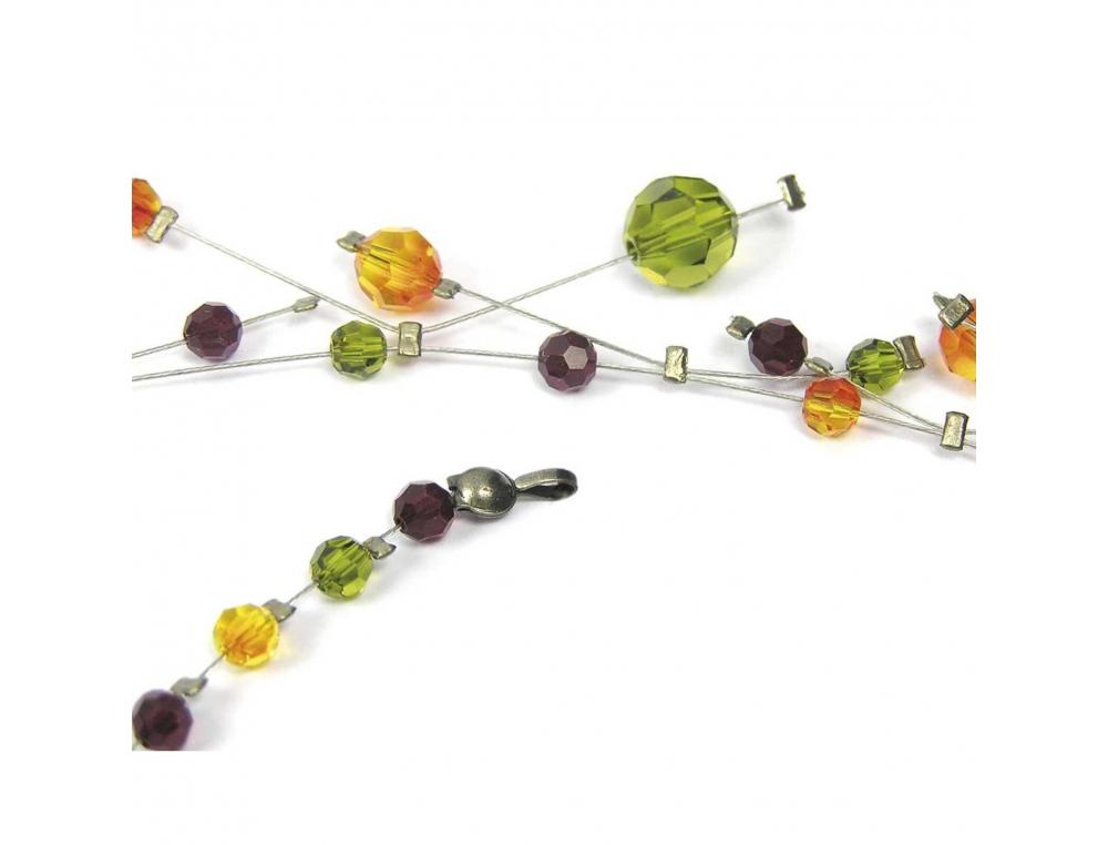 PERLE A ECRASER INNSPIRO COLORIS ARGENT LOT DE 100