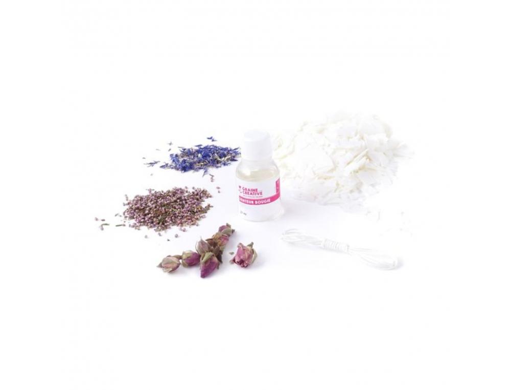 KIT BOUGIES FLEURIES GRAINE CREATIVE POUR 12 ELEVES KIT   COMPLET