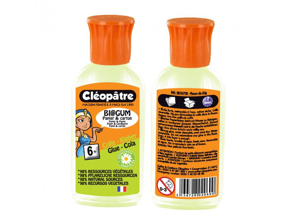 COLLE VEGETALE CLEOPATRE BIOGUM RECHARGEABLE FLACON DE 60G