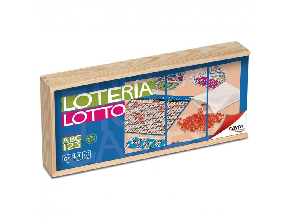JEU DE LOTO CLASSIQUE BOIS CAYRO 4 A 16 JOUEURS