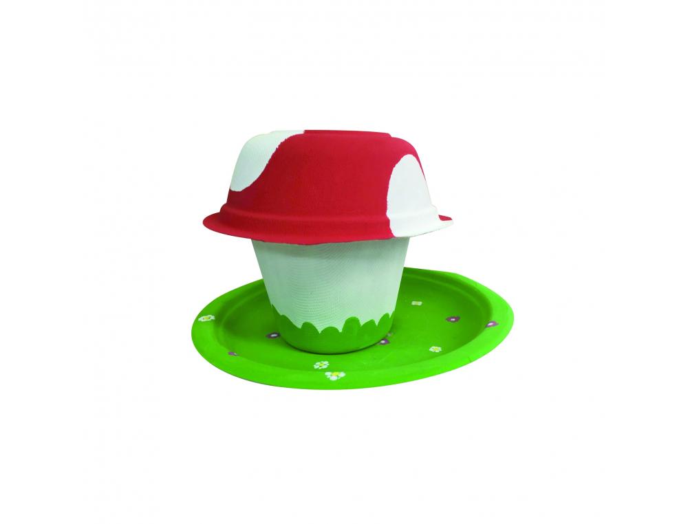 LOT DE BOLS EN CELLULOSE CULTURE CLUB 100% ORGANIQUE   ET RECYCLABLE CONTENANCE      350ML 10 UNITES