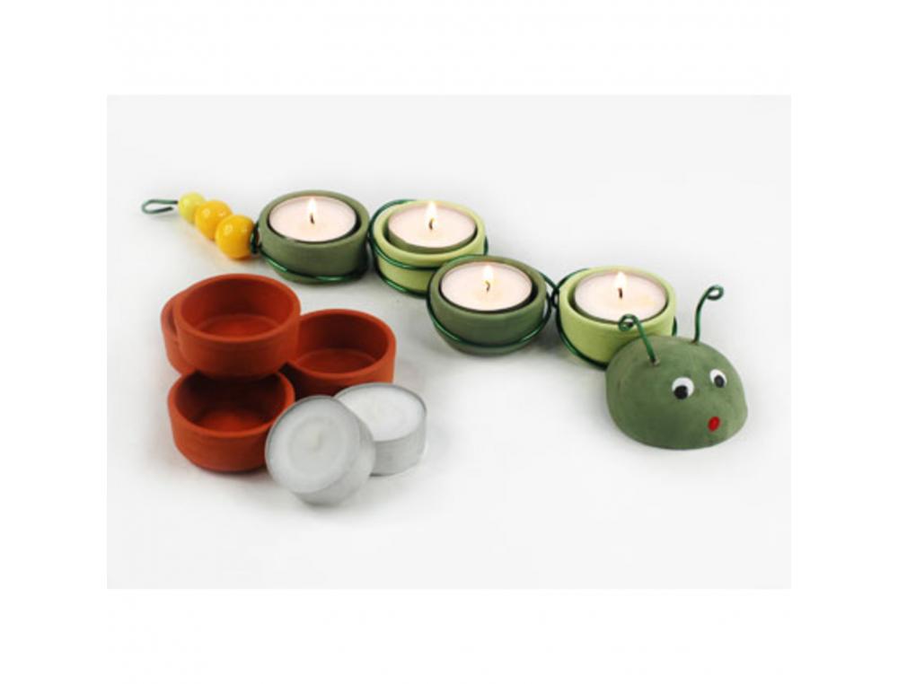 LOT DE BOUGIES CHAUFFE-PLAT CULTURE CLUB AVEC SOCLE METAL 10 UNITES