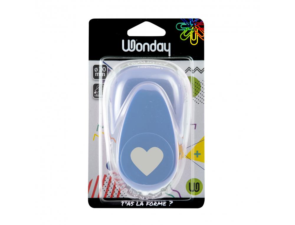 PERFORATEUR WONDAY A LEVIER COEUR Ï 76MM CORPS LASTIQUE AVEC RESERVE