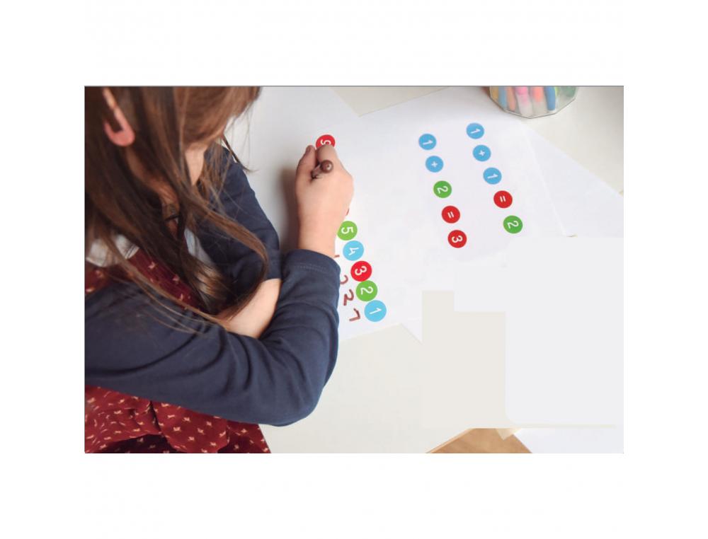 GOMMETTE APLI LETTRES MINUSCULES 20MM COLORIS       ASSORTIS ROULEAU 900 UNITES