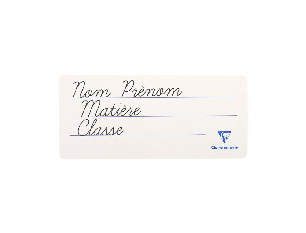 CAHIER PIQUE CLAIREFONTAINE KOVERBOOK COUVERTURE POLYPROPYLENE 24X32CM 96 PAGES 90G SEYES COLORIS BLEU