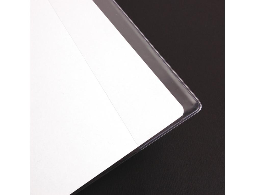PROTEGE-CAHIER CLAIREFONTAINE 24X32CM PLASTIQUE 22/100E CRISTAL INCOLORE