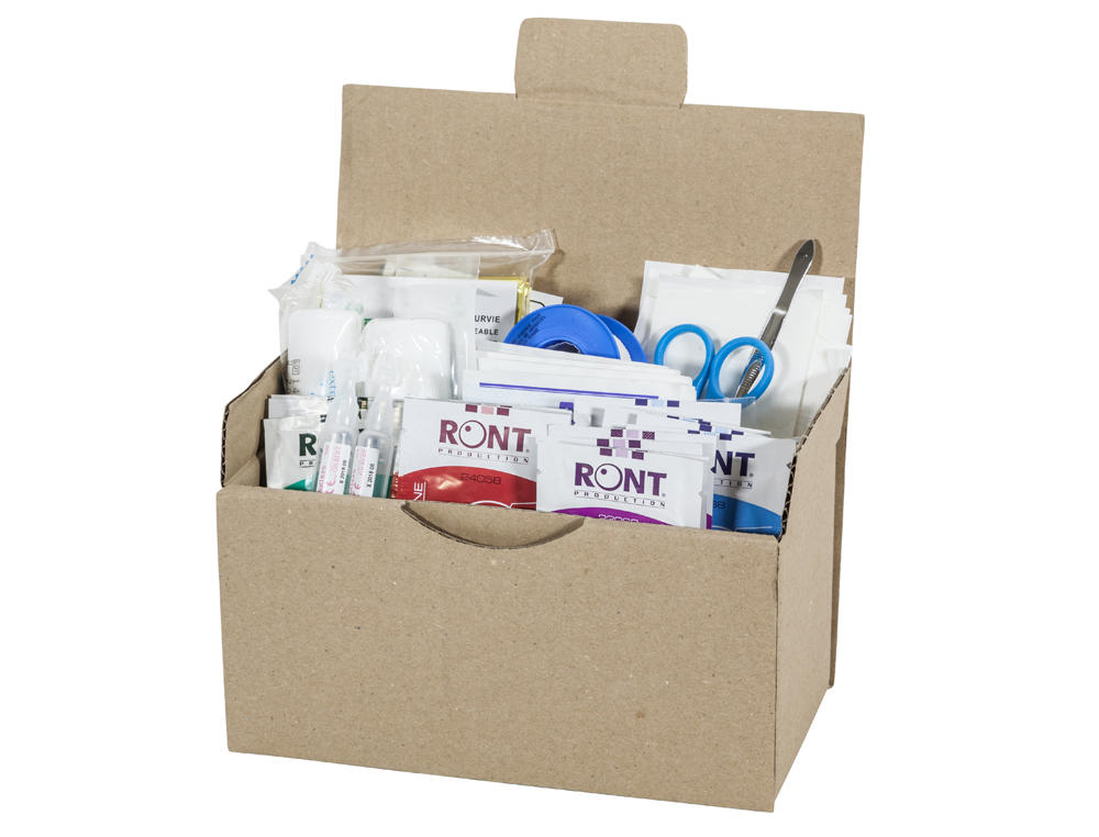 KIT DE REASSORT FARMOR POUR ARMOIRE A PHARMACIE MULTIRISQUES 1 A 5 PERSONNES