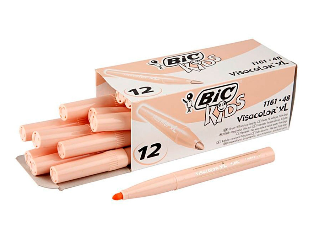FEUTRE BIC KIDS VISACOLOR XL ENCRE LAVABLE POINTE LARGE    BLOQUEE COLORIS CHAIR