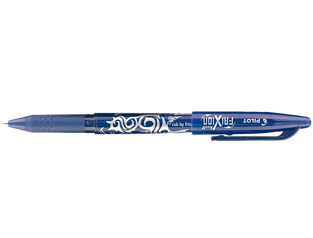 ROLLER PILOT FRIXION BALL ÉCRITURE MOYENNE 0.7MM ENCRE EFFAÇABLE GRIP PRÉHENSION RECHARGEABLE GOMME SERTIE COLORIS BLEU