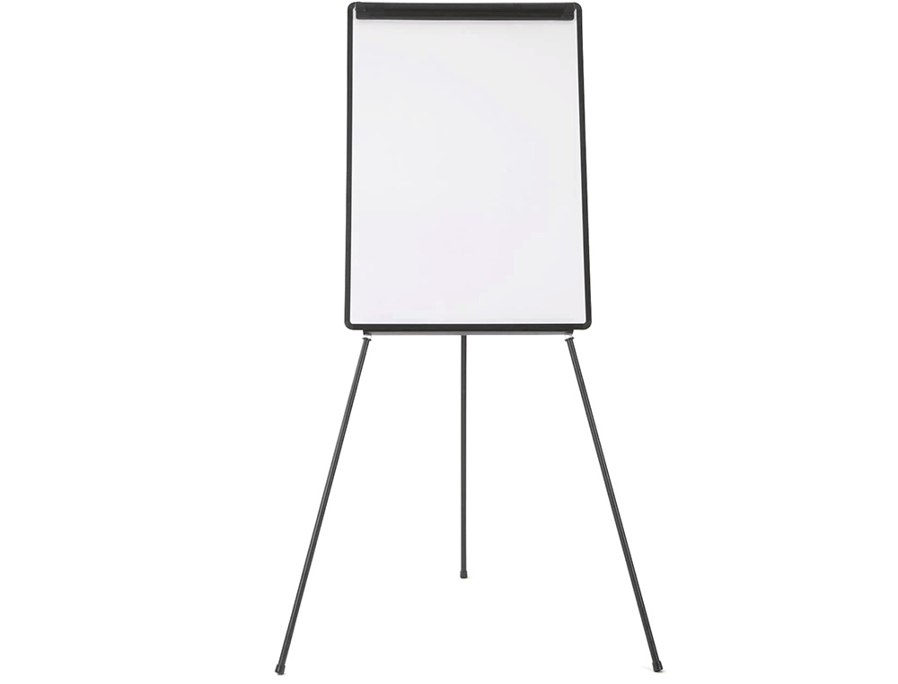 CHEVALET Q-CONNECT ÉCONOMIQUE FOND MÉLAMINÉ TABLEAU EFFAÇABLE SEC 70X100CM AUGET BARETTE PIVOTANTE HAUTEUR MAXIMUM 2M