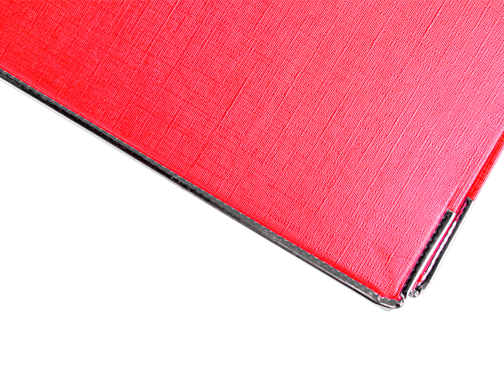CLASSEUR LEVIER LIDERPAPEL DOCUMENTA A4+ CARTON REMBORDE DOS 75MM RADO METALLIQUE      COLORIS ROUGE