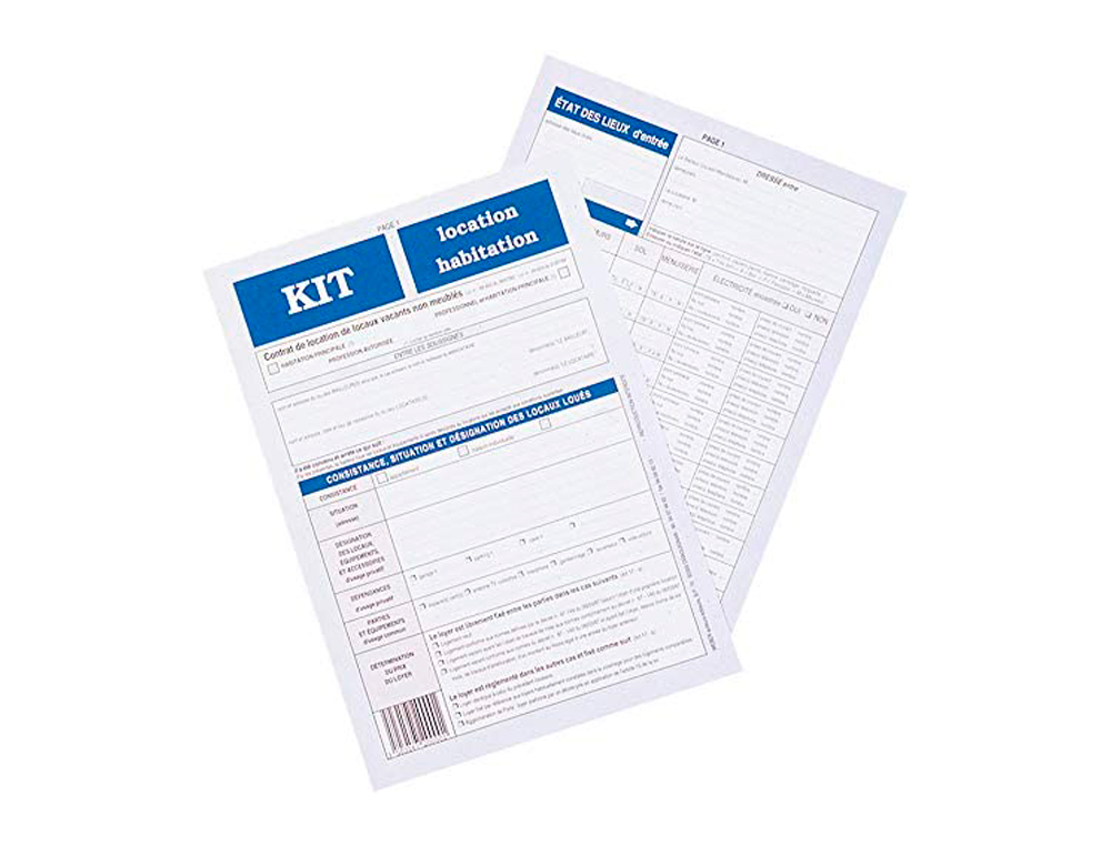 KIT CONTRAT LOCATION HABITATION VIDE WEBER DIFFUSION 8 PAGES LOCATION CAUTION TAT LIEUX ENTRE ET SORTIE