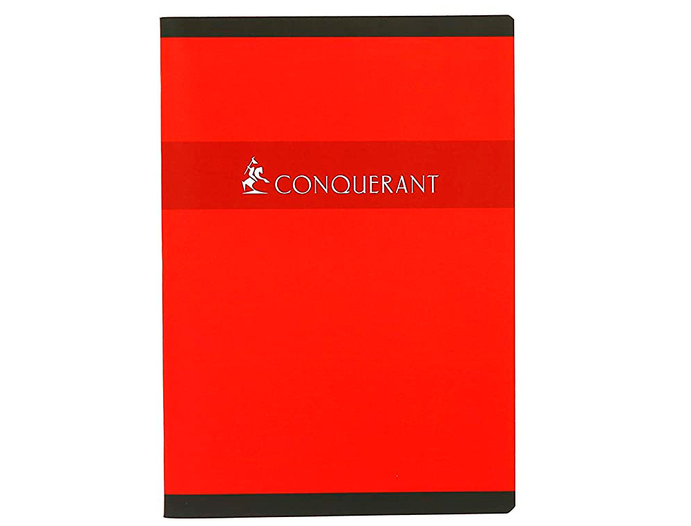 CAHIER PIQUÉ CONQUÉRANT SEPT COUVERTURE OFFSET A4 21X29,7CM 96 PAGES 70G 5X5MM
