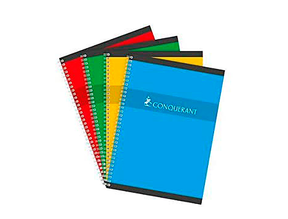 CAHIER CONQURANT SEPT RELIURE INTGRALE COUVERTURE OFFSET A5+ 17X22CM 100 PAGES 70G SYS