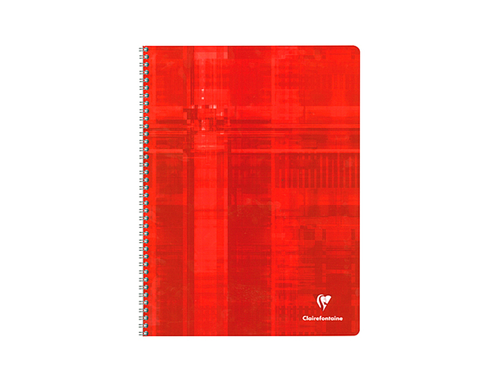 CAHIER CLAIREFONTAINE PAPIER VLIN VELOUT COUVERTURE PELLICULE RELIURE INTGRALE A4+ 24X32CM 100 PAGES 90G SYS